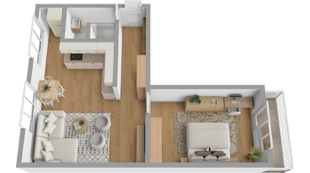 Prodej bytu 2+kk v osobním vlastnictví 47 m², Hradec Králové