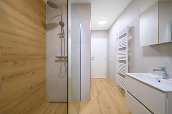 Koupelna - Pronájem bytu 3+kk v osobním vlastnictví 51 m², Hradec Králové