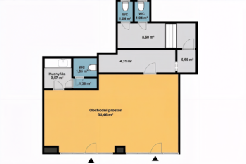 Pronájem obchodních prostor 60 m², Ostrava