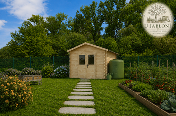 Vizualizace zahrádky - Prodej pozemku 448 m², Železnice 