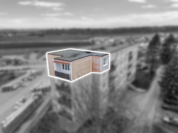 Vyznačení bytu - Prodej bytu 3+1 v osobním vlastnictví 68 m², Horšovský Týn