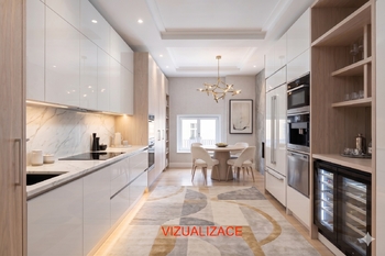 vizualizace - Prodej nájemního domu 214 m², Praha 5 - Smíchov