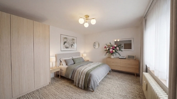 vizualizace - Prodej domu 197 m², Praha 9 - Hostavice