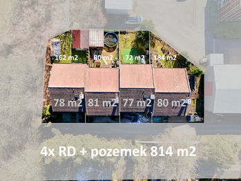 výměry ploch jednotlivých domů ... - Prodej domu 156 m², Havlíčkův Brod