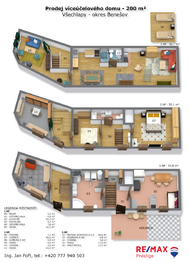 Prodej domu 200 m², Všechlapy