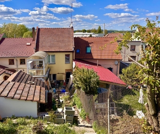 Pohled ze zahrady 2 - Prodej domu 120 m², Brodek u Prostějova