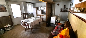 kuchyň s kotlem na tuhá paliva a elektrokotlem - Prodej domu 60 m², Dačice
