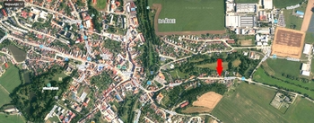 lokace domu ve městě Dačice - Prodej domu 60 m², Dačice