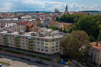Venkovní budova - Prodej bytu 1+1 v osobním vlastnictví 33 m², Kroměříž