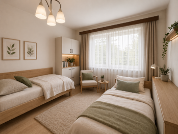 Vizualizace - Prodej bytu 2+1 v osobním vlastnictví 52 m², Praha 4 - Krč
