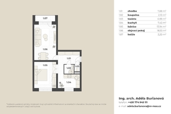Pronájem bytu 2+1 v osobním vlastnictví 54 m², Karviná