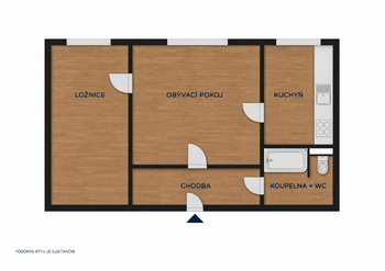 Pronájem bytu 2+1 v osobním vlastnictví 42 m², Ostrava