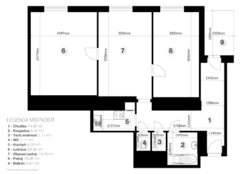 Prodej bytu 3+kk v osobním vlastnictví 96 m², Praha 4 - Nusle