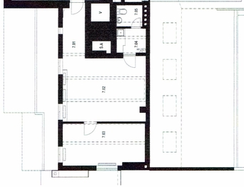 Pronájem kancelářských prostor 52 m², Praha 1 - Nové Město