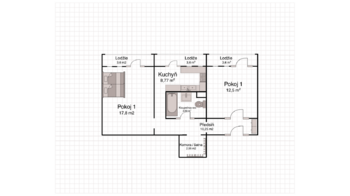 Pronájem bytu 2+1 v osobním vlastnictví 67 m², Mělník