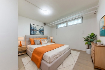 Pokoj II. VIZUALIZACE - Prodej bytu 1+kk v osobním vlastnictví 23 m², Praha 8 - Střížkov