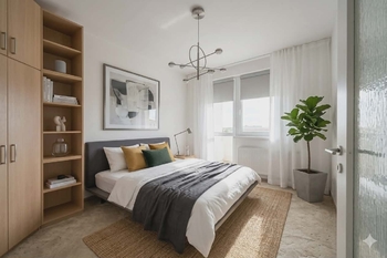 Vizualizace - Prodej bytu 2+kk v osobním vlastnictví 51 m², Hradec Králové