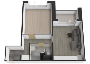 Pronájem bytu 2+kk v osobním vlastnictví 46 m², Tábor