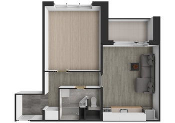 Pronájem bytu 2+kk v osobním vlastnictví 46 m², Tábor