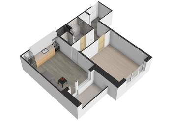 Pronájem bytu 2+kk v osobním vlastnictví 46 m², Tábor