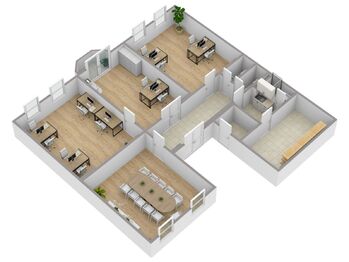 Pronájem kancelářských prostor 100 m², Hradec Králové