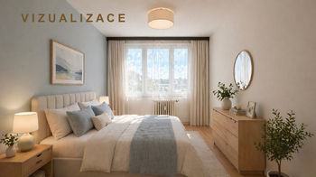 Vizualizace - Prodej bytu 2+kk v osobním vlastnictví 40 m², Kladno
