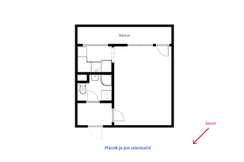Pronájem bytu 1+1 v družstevním vlastnictví 32 m², Praha 9 - Střížkov