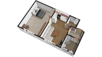 Pronájem bytu 1+1 v osobním vlastnictví 57 m², Hradec Králové