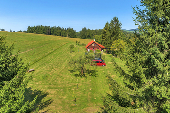 Prodej rodinného domu, Rokytnice v Orlických horách - pohled na dům - Prodej chaty / chalupy 201 m², Rokytnice v Orlických horách