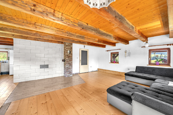 Prodej rodinného domu, Rokytnice v Orlických horách - obývací pokoj - Prodej chaty / chalupy 201 m², Rokytnice v Orlických horách