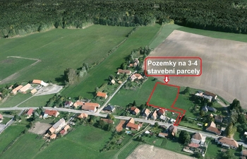 Prodej pozemku 1111 m², Ostřetín