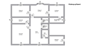 Pronájem jiných prostor 174 m², Rychvald