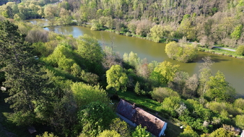 Pohled na rybník - Prodej domu 45 m², Niměřice