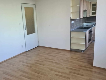Obytná místnost s kuchyňským koutem - Pronájem bytu 2+kk v osobním vlastnictví 32 m², Sedlčany