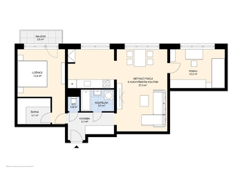Prodej bytu 3+1 v osobním vlastnictví 66 m², Mladá Boleslav