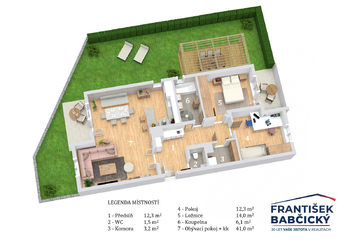 Prodej bytu 3+kk v osobním vlastnictví 90 m², Praha 10 - Kolovraty