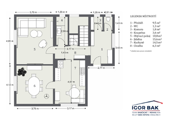 Prodej domu 82 m², Praha 9 - Běchovice
