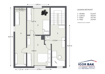 Prodej domu 82 m², Praha 9 - Běchovice