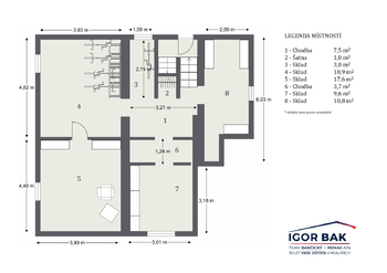 SKLEP - Prodej domu 82 m², Praha 9 - Běchovice