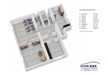 SKLEP - Prodej domu 82 m², Praha 9 - Běchovice