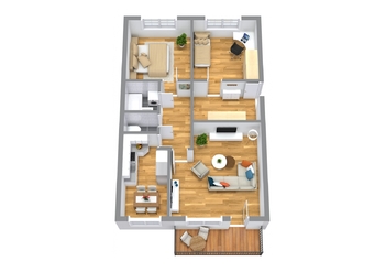 Byt 3+1, po kompletní nadstandardní rekonstrukci, 73 m2+lodžie, Horníkova, Líšeň, Brno - Prodej bytu 3+1 v osobním vlastnictví 73 m², Brno