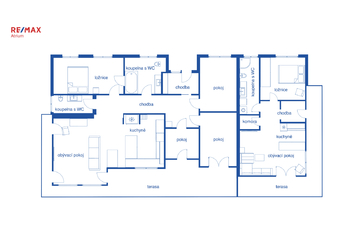 Plánek domu - Prodej domu 194 m², Bavoryně