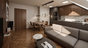 Prodej bytu 2+kk v osobním vlastnictví 46 m², Praha 8 - Karlín