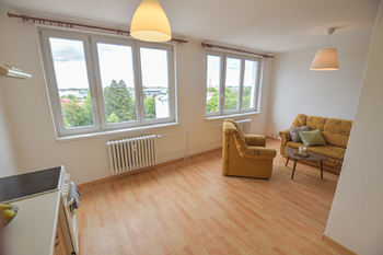 Obytný prostor - Pronájem bytu 1+kk v osobním vlastnictví 36 m², Praha 9 - Letňany