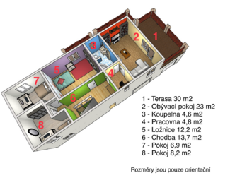 2. NP - Prodej domu 200 m², Hodkovice nad Mohelkou