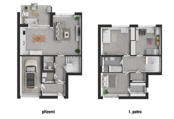 Pronájem domu 146 m², Praha 8 - Březiněves