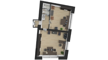 Pronájem kancelářských prostor 43 m², Plzeň