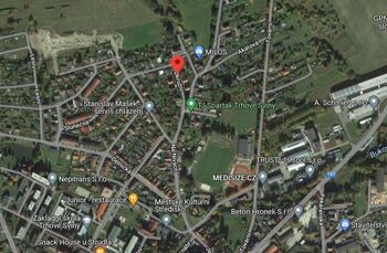 Orientační mapa - Pronájem bytu 3+1 v osobním vlastnictví 74 m², Trhové Sviny