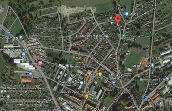 Orientační mapa - Pronájem bytu 3+1 v osobním vlastnictví 74 m², Trhové Sviny