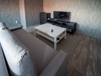 Obývací pokoj - Pronájem bytu 3+1 v osobním vlastnictví 74 m², Trhové Sviny